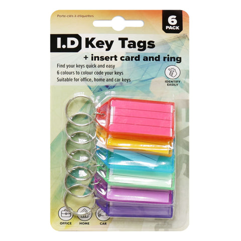 ID KEY TAGS + insert card and ring
