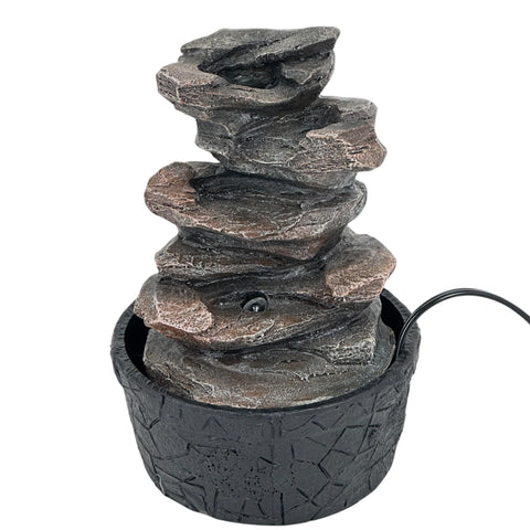 POLY/PLASTIC FOUNTAIN WITH LIGHT