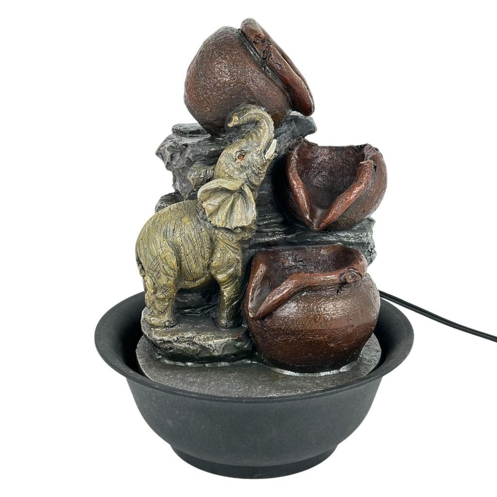 POLY/PLASTIC FOUNTAIN WITH LIGHT