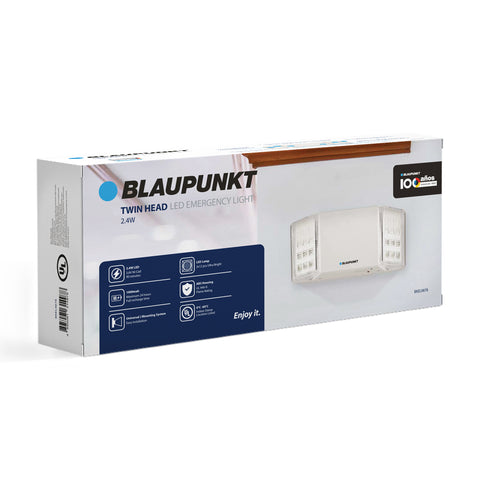 BLAUPUNKT TWIN SQUARE HEAD LED EMERGENCY LIGHT