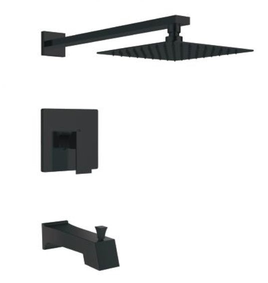 TRITON SHOWER MIXER MATTE BLACK