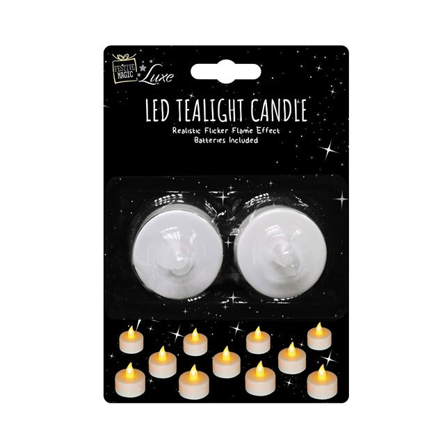 TEALIGHT CANDLE 2PC FLICKER