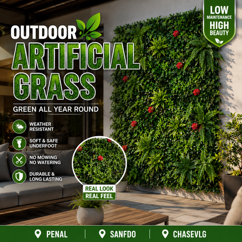 CGUV-013 EXTERIOR FALSE GRASS