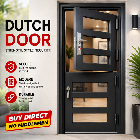 D55 DUTCH SINGLE SECURITY DOOR