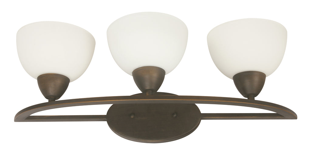 02952-9 3LT WALL LAMP COFFEE BROWN FINISH