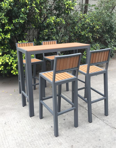 A1078-2 POLYWOOD BAR TABLE & CHAIR