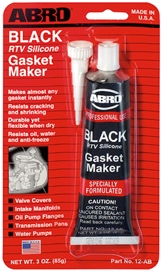 12-AB BLACK RTV SILICONE