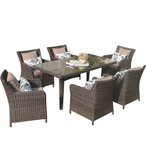 A122 RATTAN DINING SET