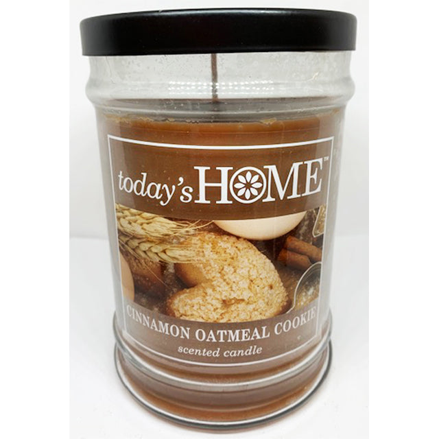 126966 SCENTED CANDLE 16OZ CINAMMON OATMEAL COOKIE