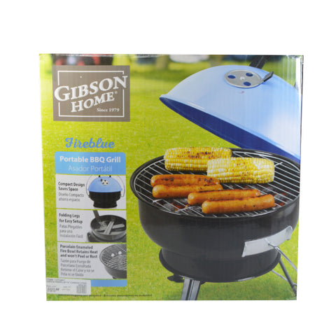 12772807 GIBSON FIREBLUE 14" CARBON STEEL BBQ GRILL