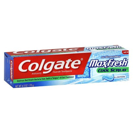 COLGATE MAX FRESH WITH WHITENING COOL SCRUB, 170G