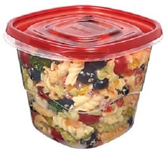 RUBBERMAID EASYFINDLIDS 7CUPS 2 EXTRA DEEP SQUARES