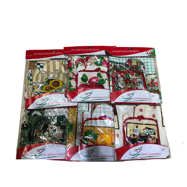 KITCHEN LINEN SET 3PC SET