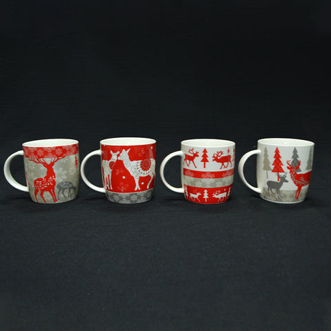 XMAS CERAMIC COFFEE CUP 11oz