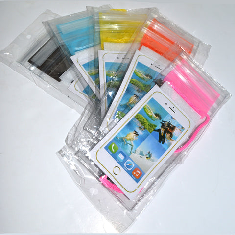 WATERPROOF PHONE POUCH W/STRING