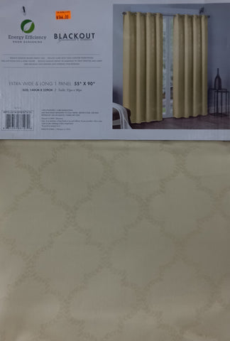 WPSG37402FB EMBOSSED BLACKOUT CURTAIN