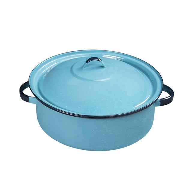 CINSA 4.7QT DUTCH OVEN TURQUOISE BLUE POT WITH LID
