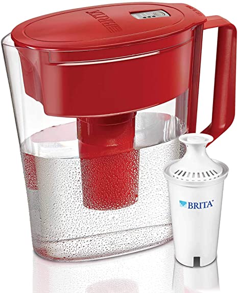 36090 BRITA 5CUP SOHO PITCHER RED