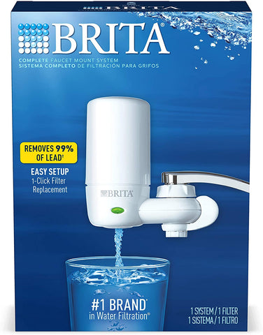 42201 BRITA FAUCET FILTER SYSTEM WHITE