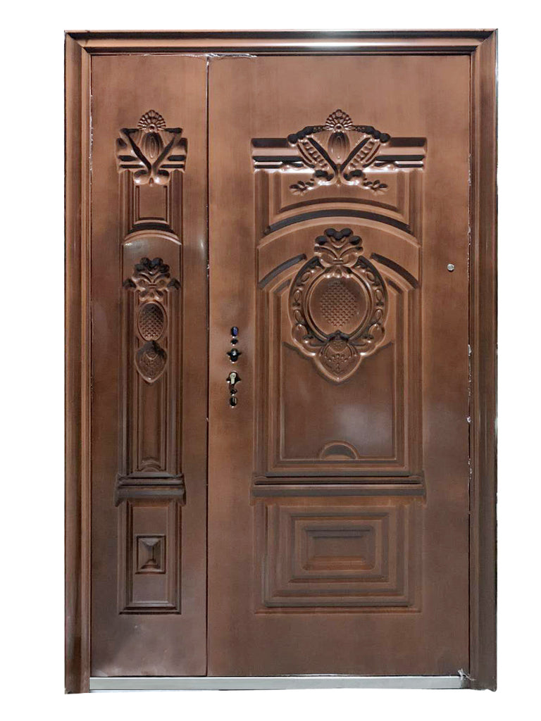 DESIGN 2 DOOR & HALF STEEL SECURITY COLR 1