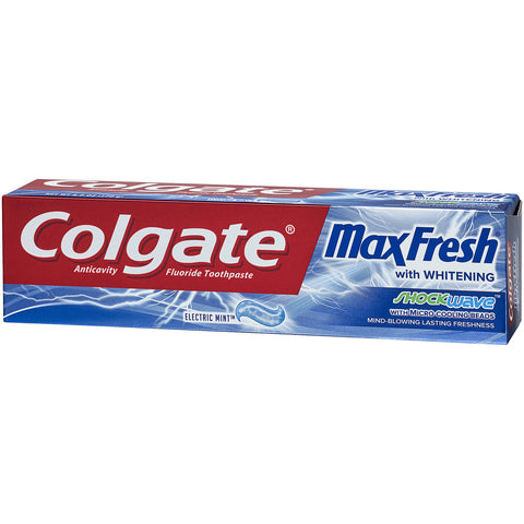 COLGATE MAX FRESH WITH WHITENING SHOCKWAVE, 170G