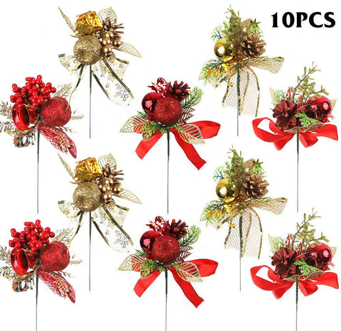 CHRISTMAS PICKS 10PC PACK