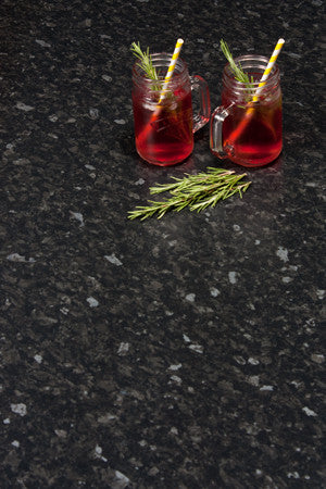 Ash Black Prefab Granite Countertop