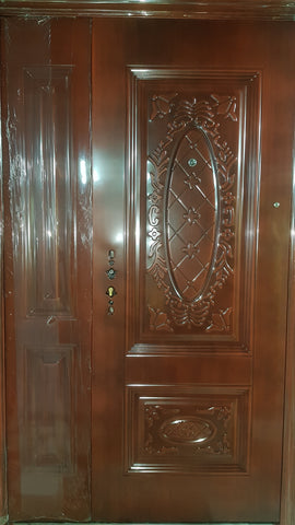 DESIGN 1 DOOR & HALF STEEL SECURITY COLR 1