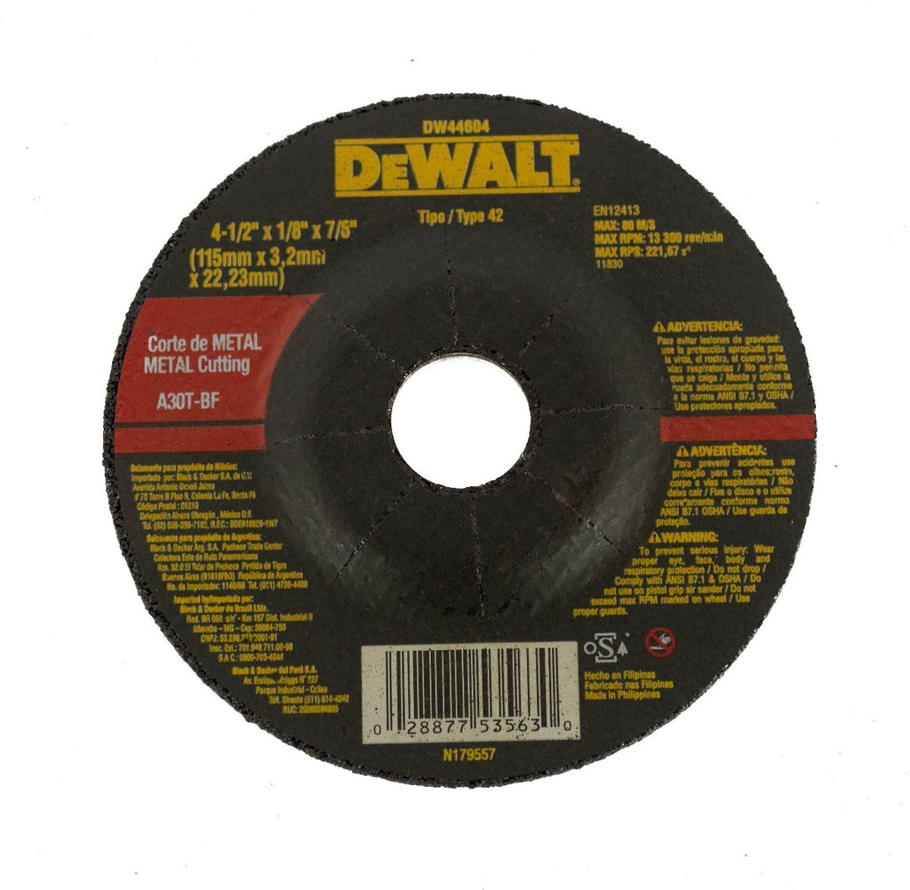 DEWALT METAL DISK