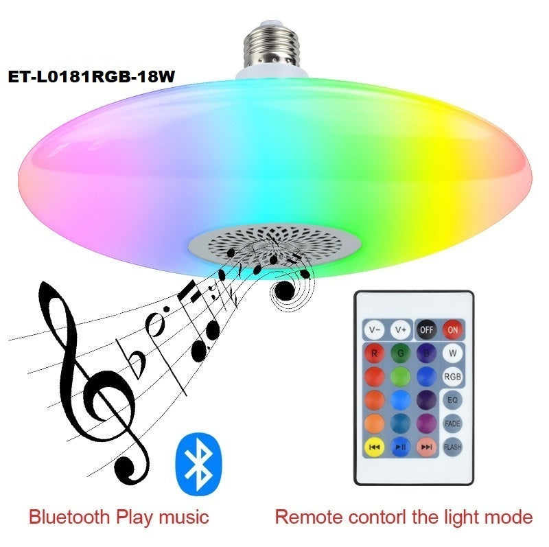 ET-L0181RGB-18W BLUETOOTH/MUSIC UFO LIGHT