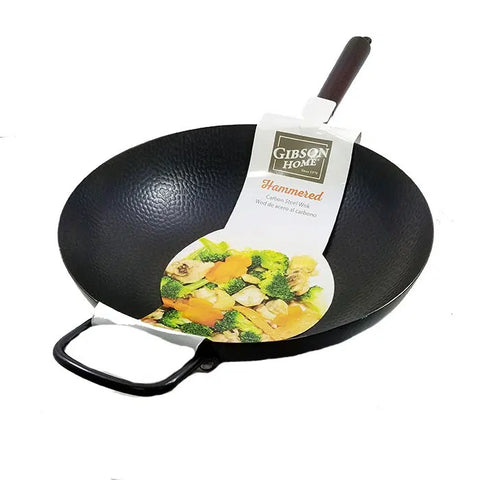 GIBSON STARGAZE HAMMERED 13” CARBON STEEL WOK