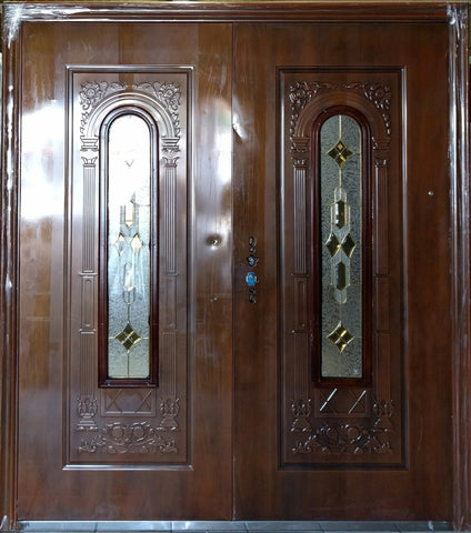 DW-S037 Double Security Door Copper Non Fade