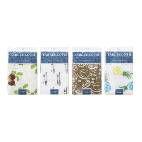 VINYL FLANNEL BACKED TABLECLOTH