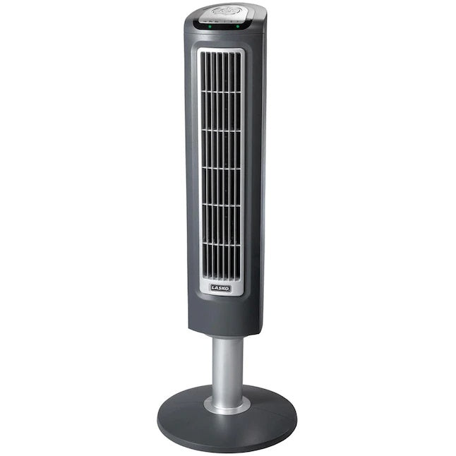 LASKO OSCILLATING TOWER FAN W/REMOTE 38”