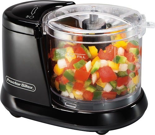 PROCTOR SILEX MINI CHOPPER BLACK