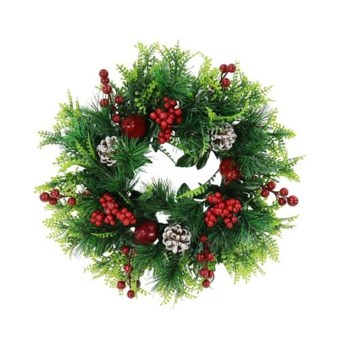 FOLIAGE WREATH W/BERRIES