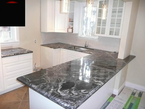 Black Forest Prefab Granite Countertop