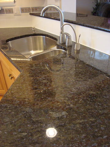 CLEARANCE Butterfly Blue Prefab Granite Countertop