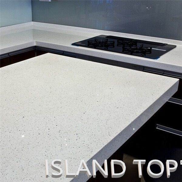 CLEARANCE Crystal White Island Top slight Bend