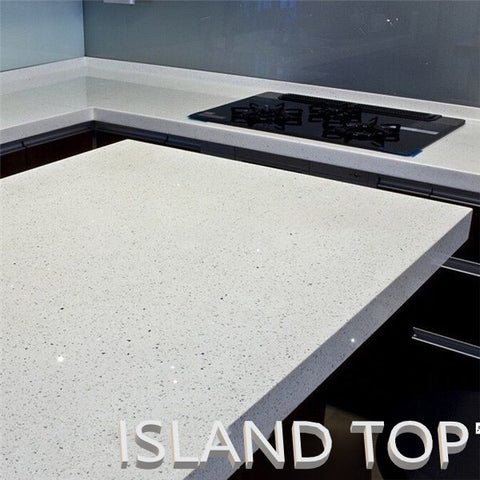CLEARANCE Crystal White Island Top slight Bend