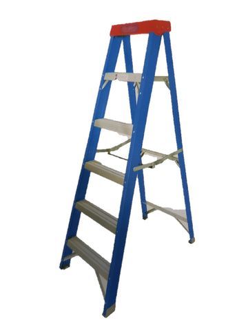 H52018 FIBERGLASS & ALUMINUM 8' LADDER