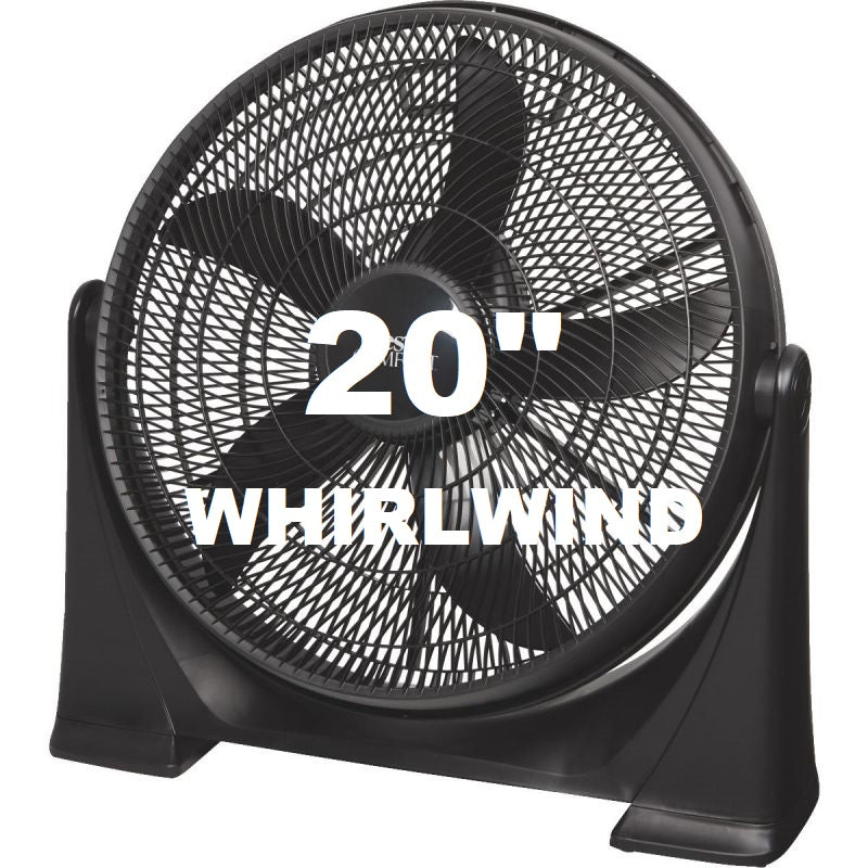 WHIRLWIND 20" FLOOR FAN