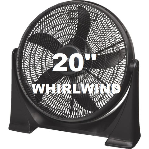 WHIRLWIND 20" FLOOR FAN