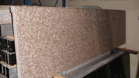 Peach Red Prefab Granite Countertop