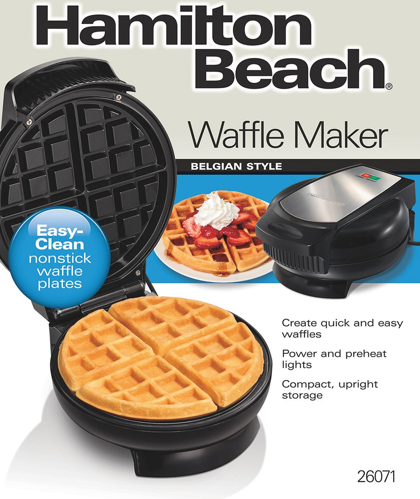 HAMILTON BEACH BELGIAN WAFFLE MAKER
