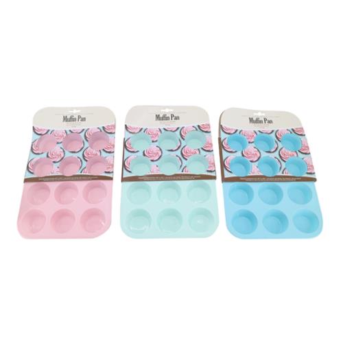 MUFFIN PAN SILICON 12cup