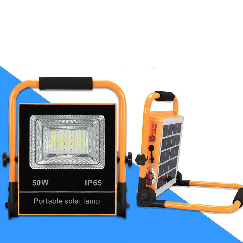LED SOLAR RECHARGEABLE FLOOD LIGHT