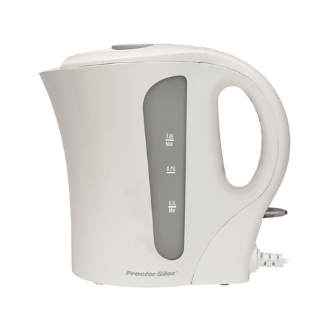 PROCTOR SILEX ELECTRIC KETTLE 1 LT WHITE