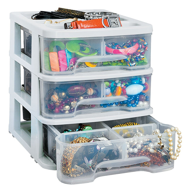 RIMAX DRAWER ORGANIZER 3G WHITE (7116)