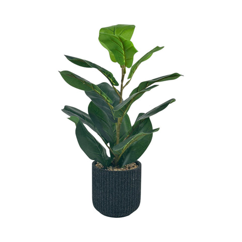 FIDDLE LEAF ARTIFICIAL PLANT IN A POT